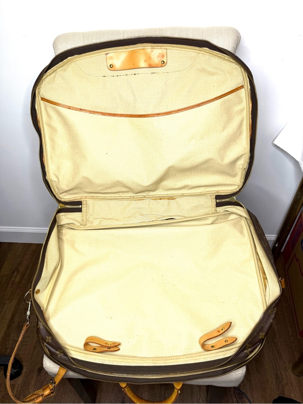 Authentic Louis Vuitton Alizé travel bag M41392 monogram LV brown canvas large - Picture 16 of 16